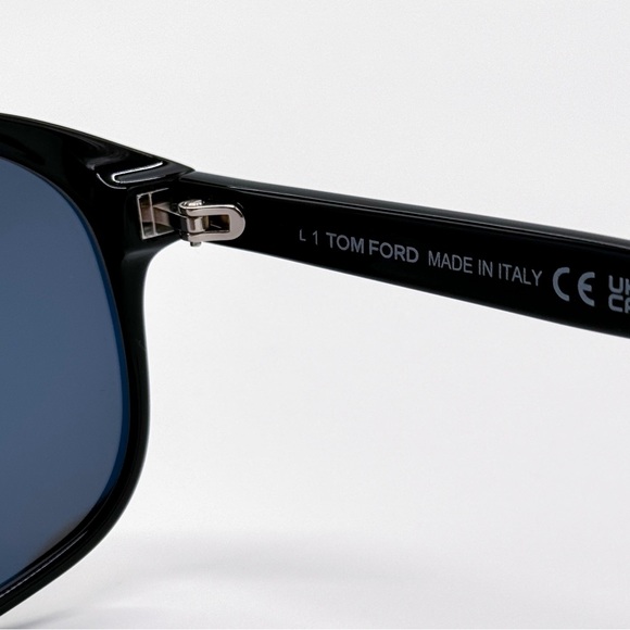 NEW TOM FORD TF1000 01A BLACK AVIATOR SUNGLASSES TOM FORD PIERRE-02 FT1000/S - Picture 10 of 11